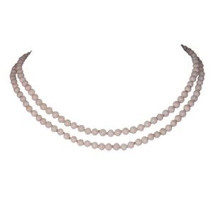 Coral Bead Necklace with 14 kt Gold Filigree Box